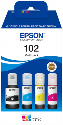 Epson 102 EcoTank 4-colour Multipack Ink