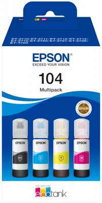 Epson 104 EcoTank 4-colour ink Multipack