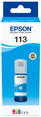 Epson 113 EcoTank Cyan ink bottle